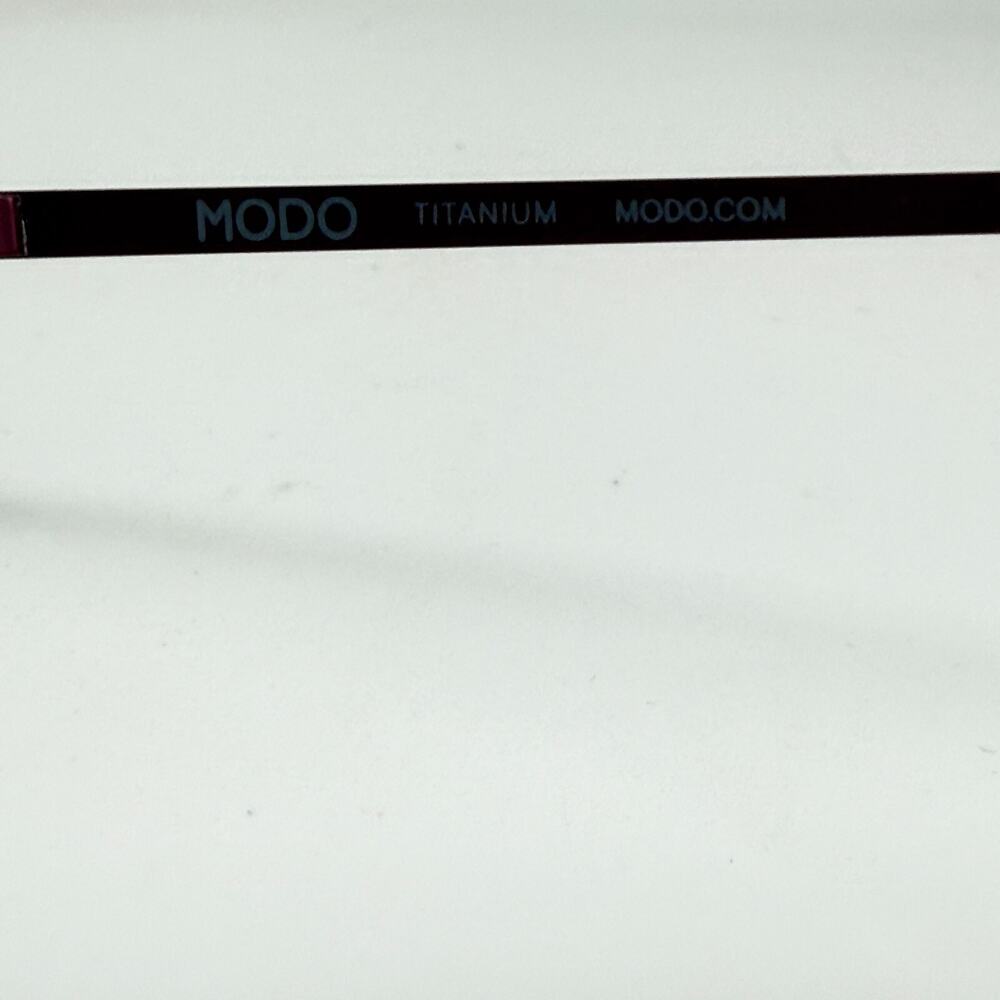 Modo Modo.Com Eyeglasses Frames Red 037 51-20-140… - image 6